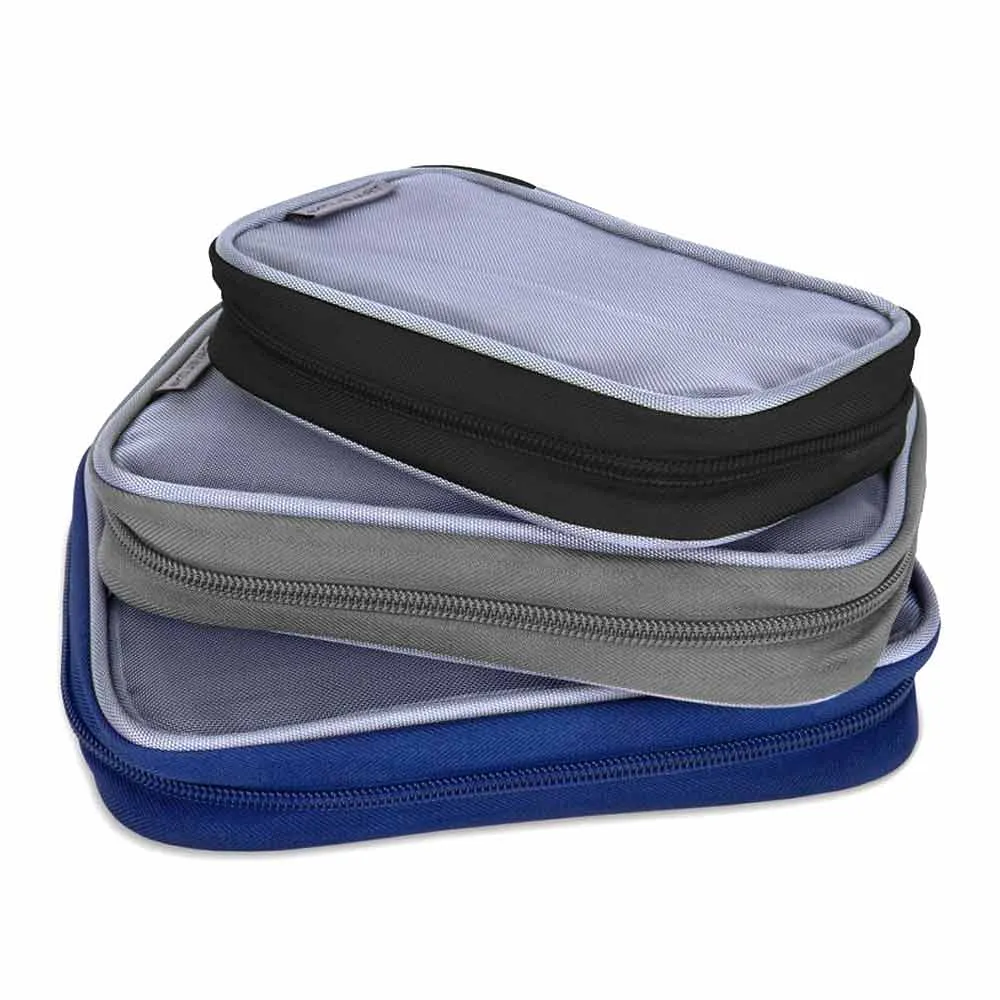 3 Pc Travelon Travel Packing Squares Cubes Toiletry Organizers Makeup Case Bag