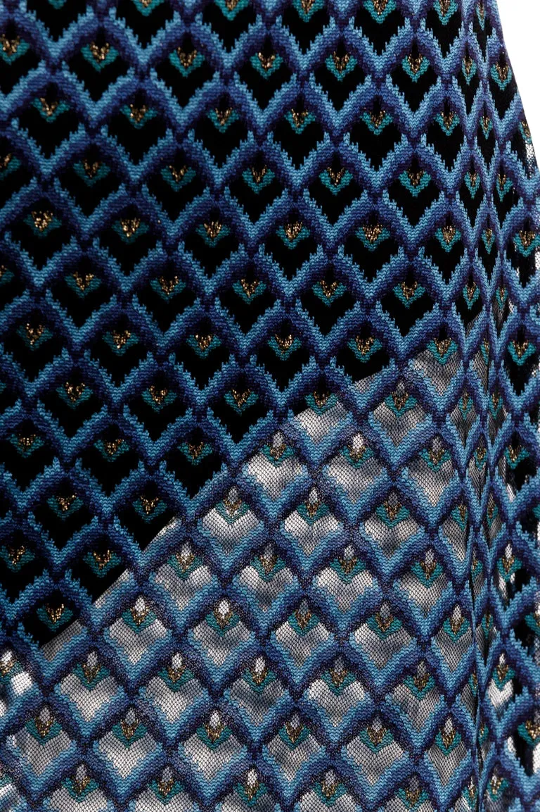 Agua Bendita Sari Azure Dress