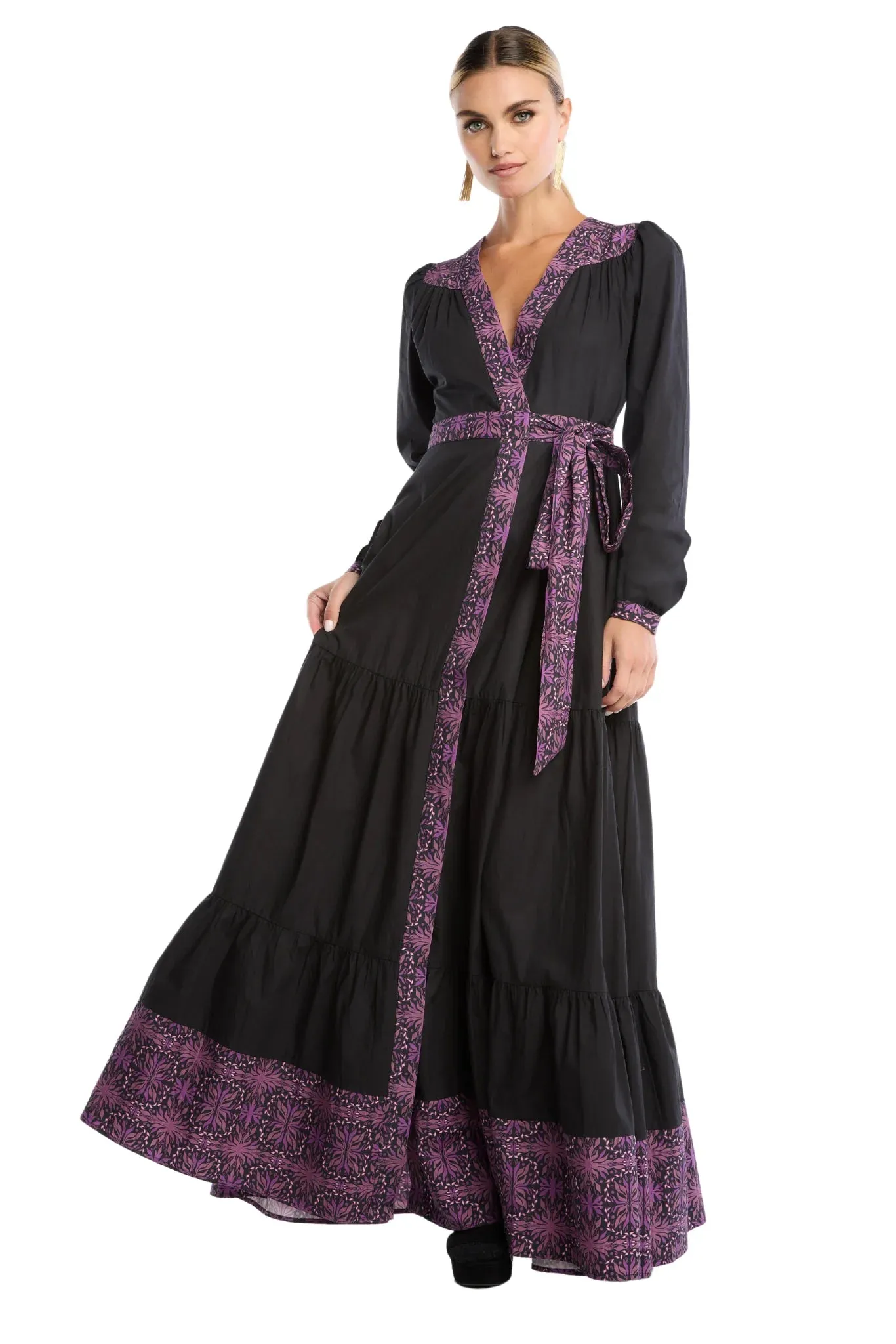 Allison New York Madison Maxi Dress - Black