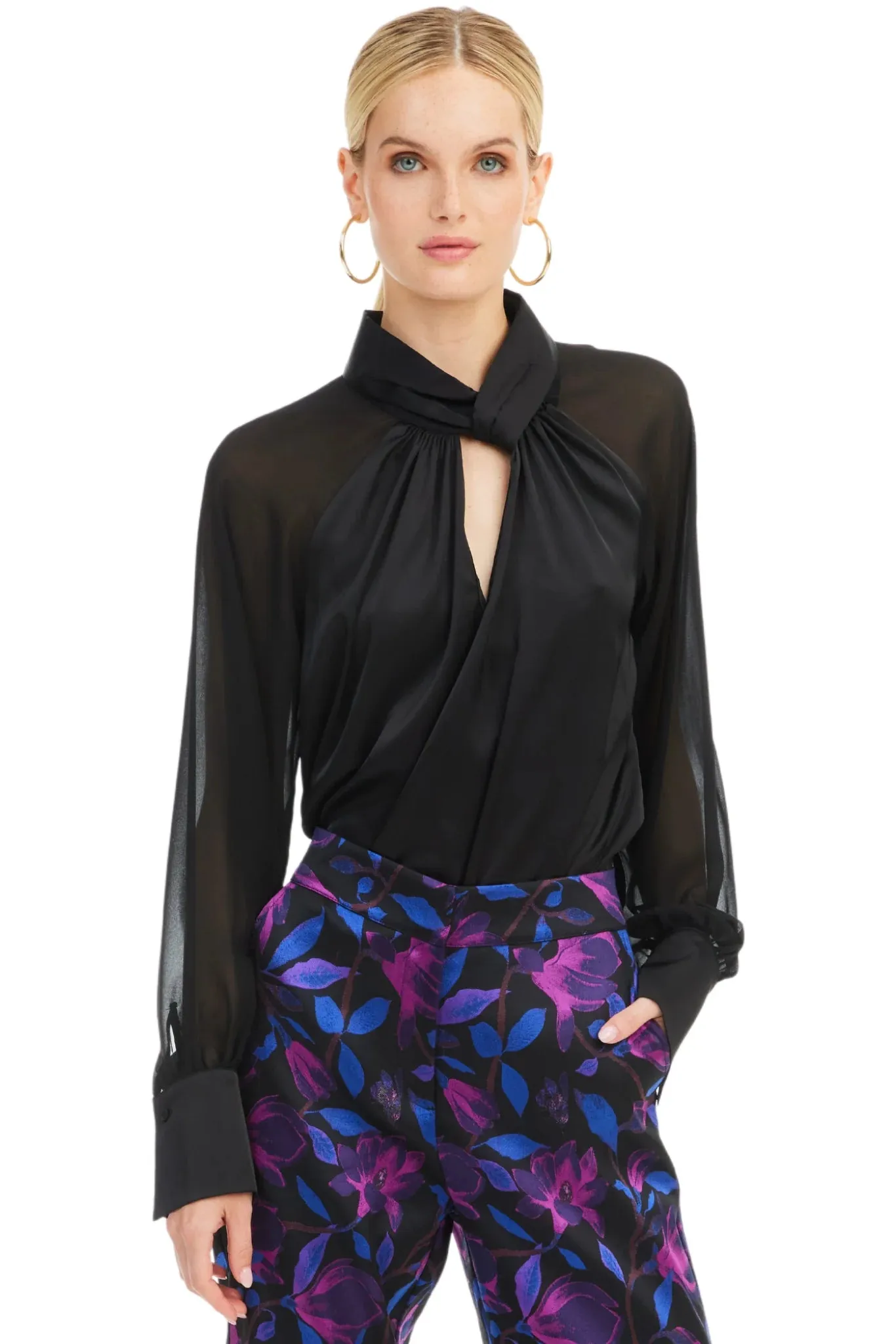 Allison New York Samantha Blouse - Black