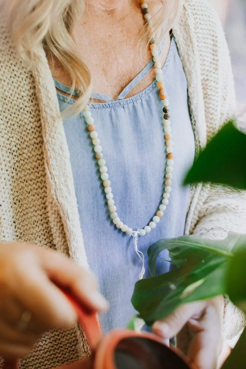 Amazonite Tranquility Mala