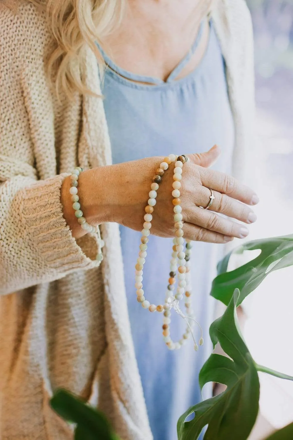 Amazonite Tranquility Mala