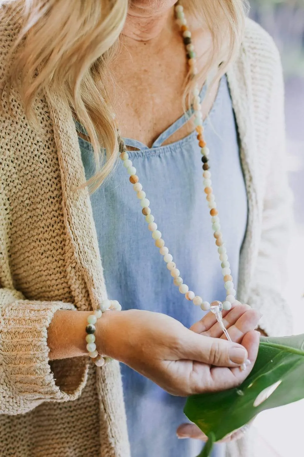 Amazonite Tranquility Mala