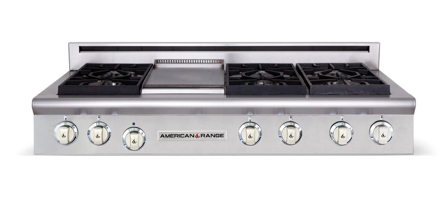 American Range AMERICANRANGELEGENDARSCT4842GR Legend 48 Inch Cuisine Rangetop