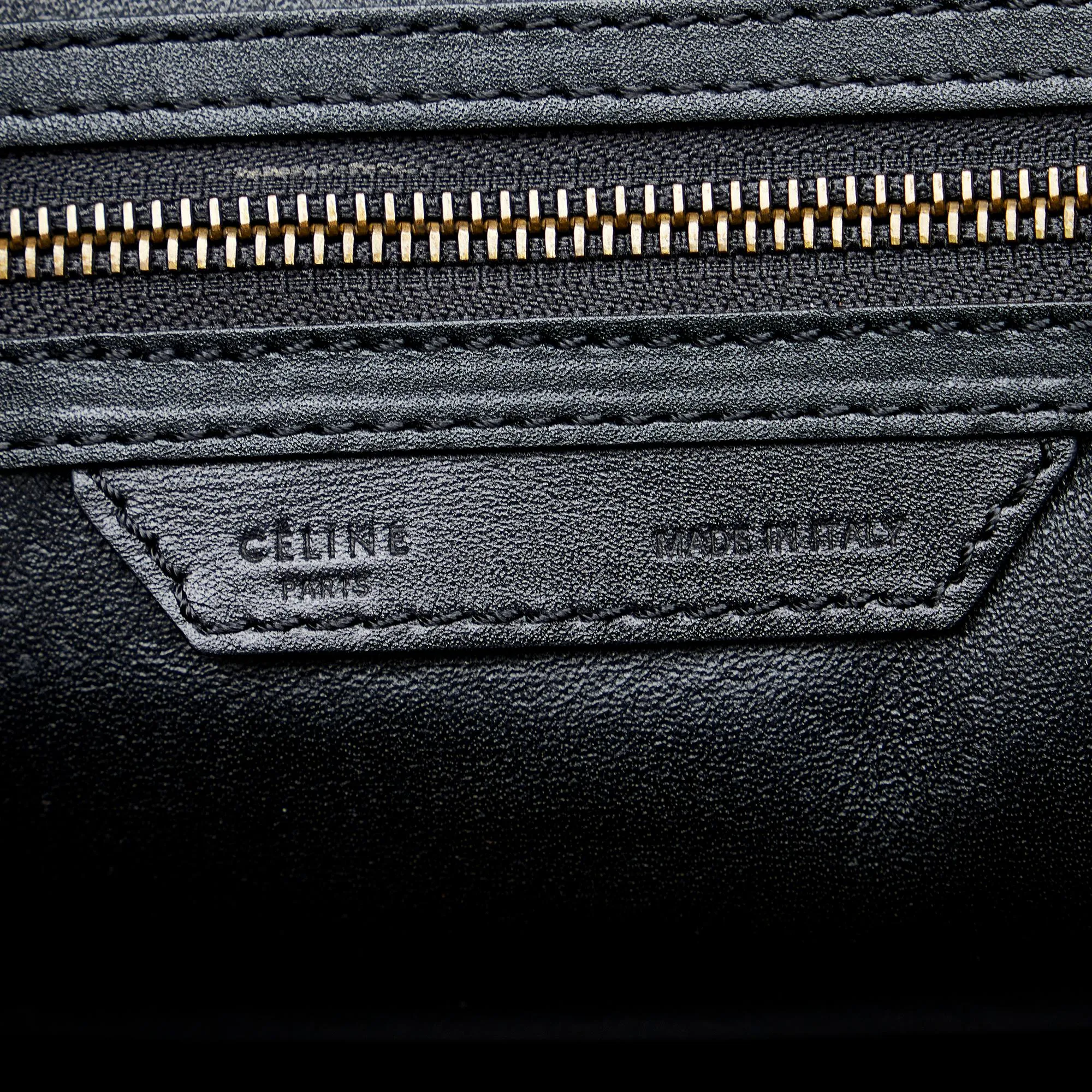 Celine Mini Luggage Tricolor Tote (SHG-nXx1gJ)