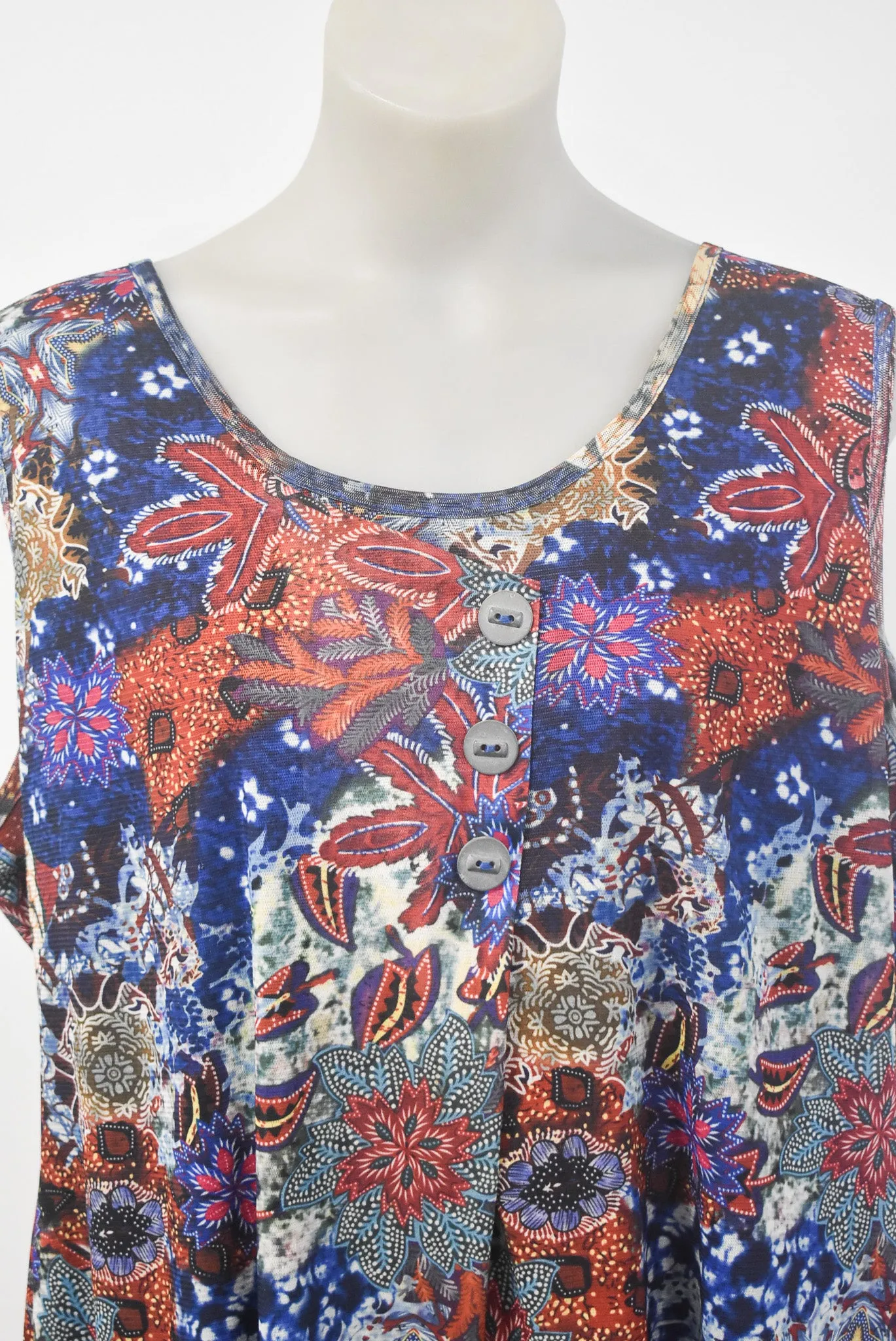 City Collection funky mesh tunic, XL
