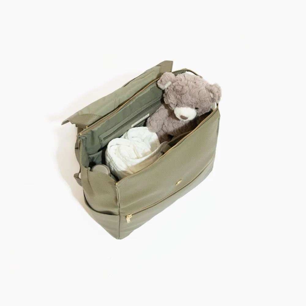 Classic Diaper Bag II - Sage by Freshly Picked