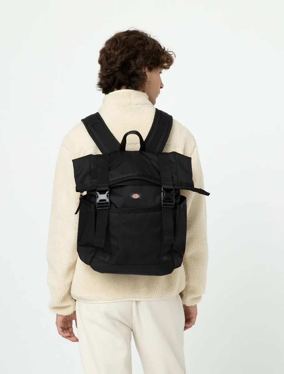 Dickies Unisex Ashville Roll Top Backpack Black DK0A4YHLBLK1