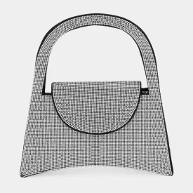 iLLASPARKZ Bling Studded Top Handle Evening Bag / Crossbody Bag