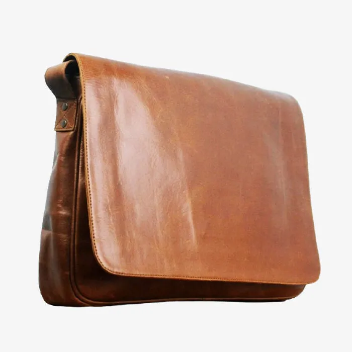 Leather Messenger Bag