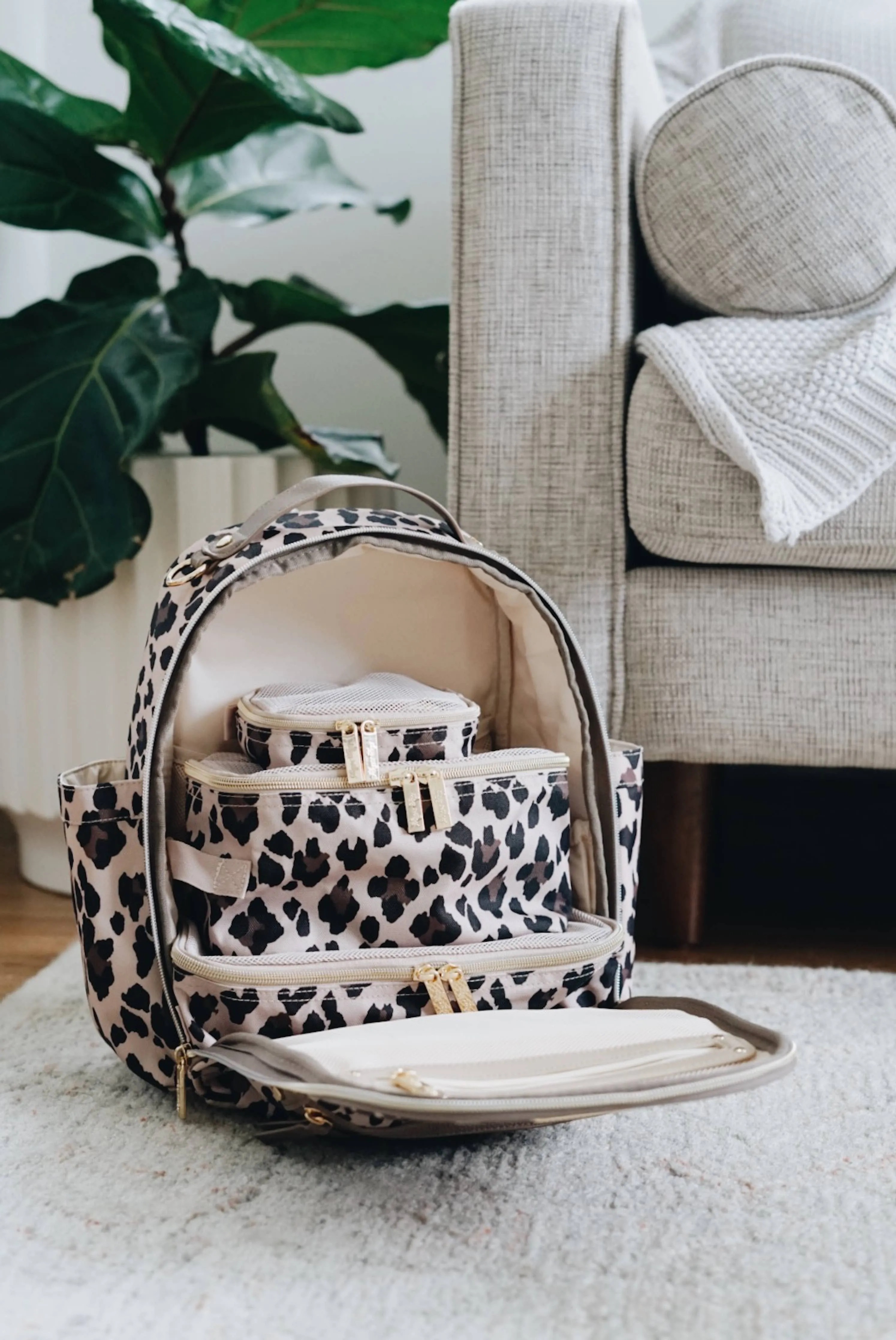 Leopard Pack Like a Boss™ Diaper Bag Packing Cubes