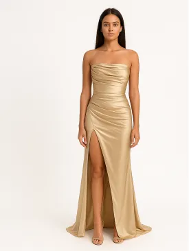 Modestique london | Golden Allure Dress