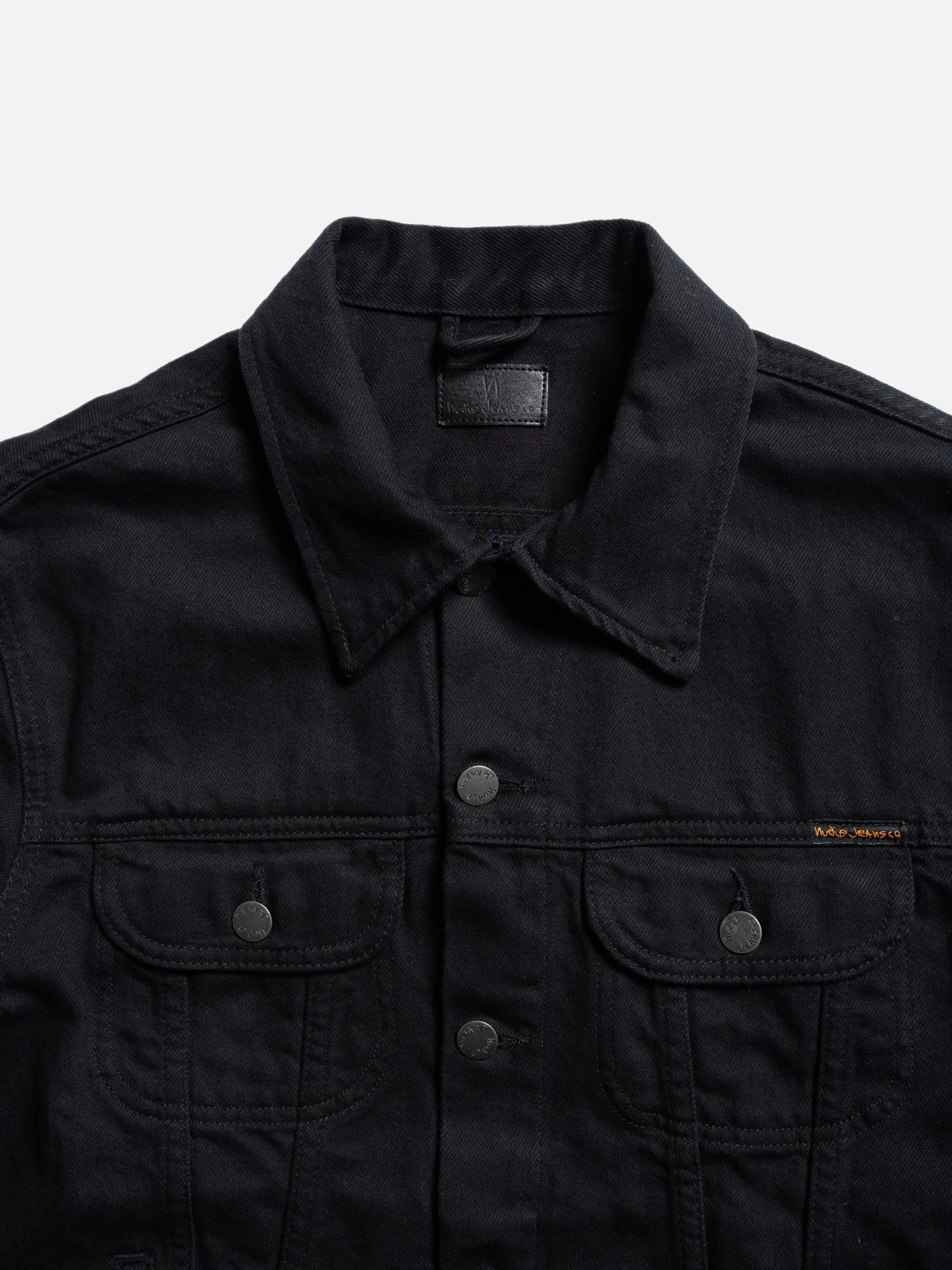 NUDIE JEANS Danny Rinsed Denim Jacket black