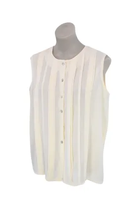 Paulls NZ made breezy sleeveless blouse, 14