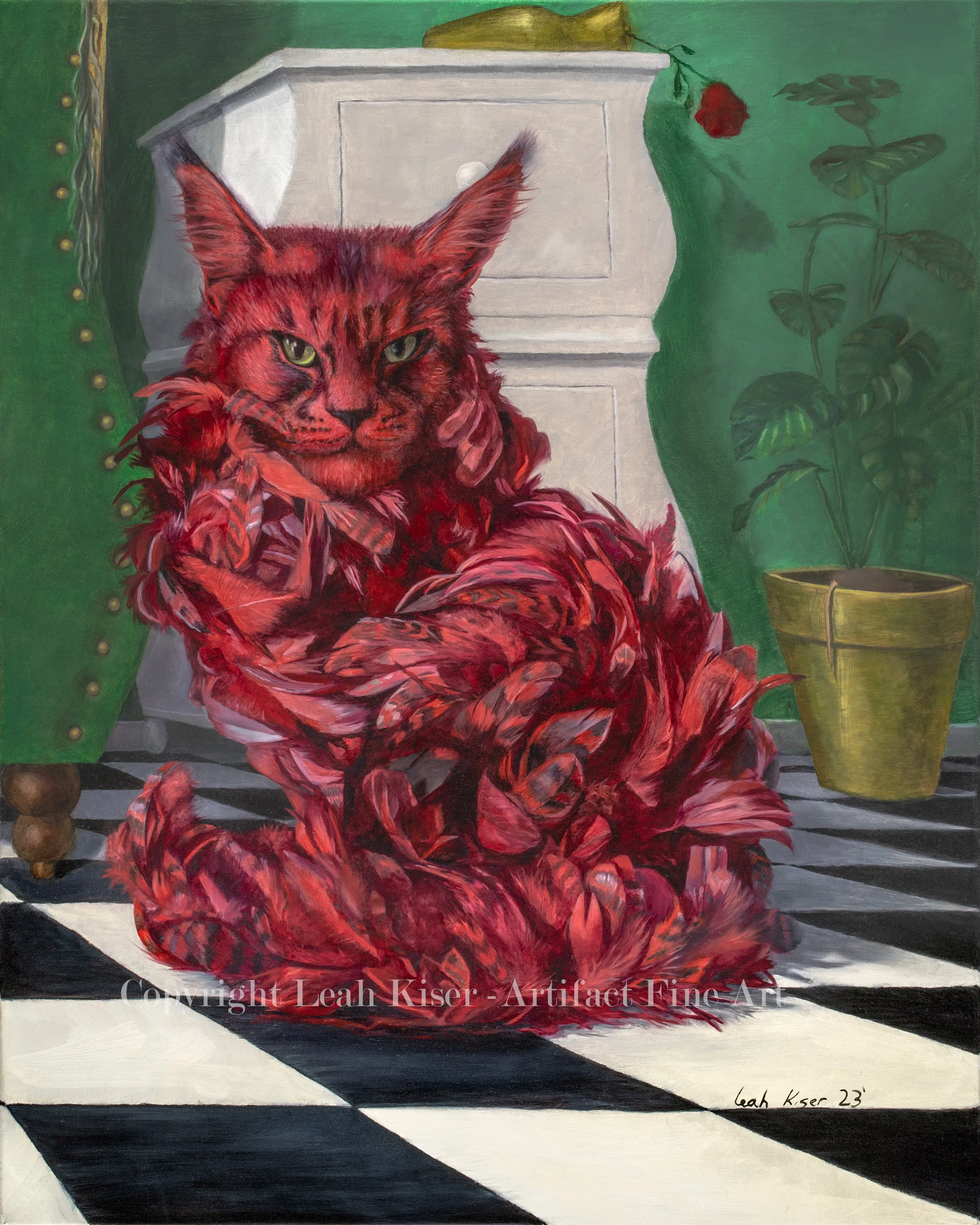 "Red With Rage" Small Archival Print