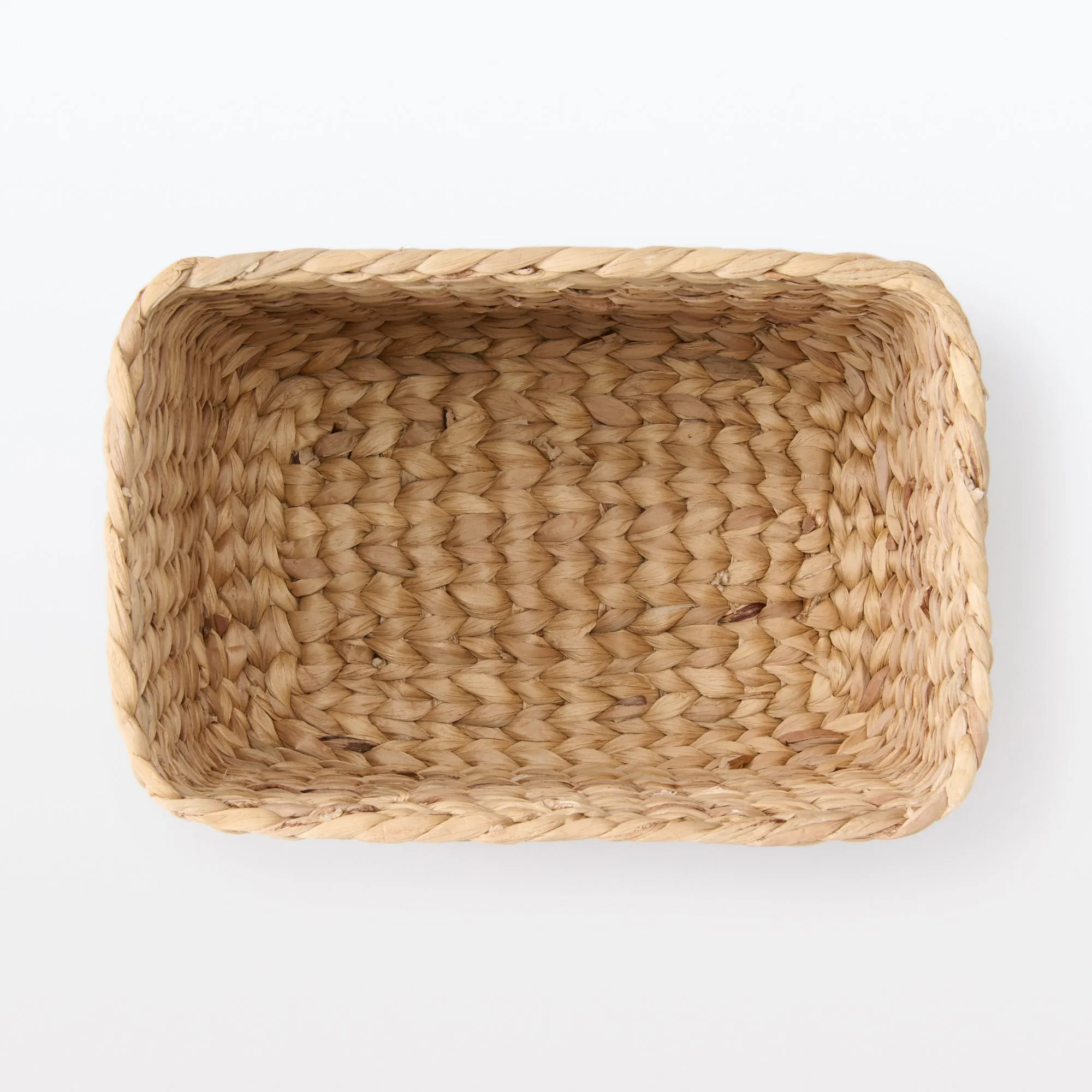 Water Hyacinth Basket - Rectangle - Large W34 x D23 x H24 cm