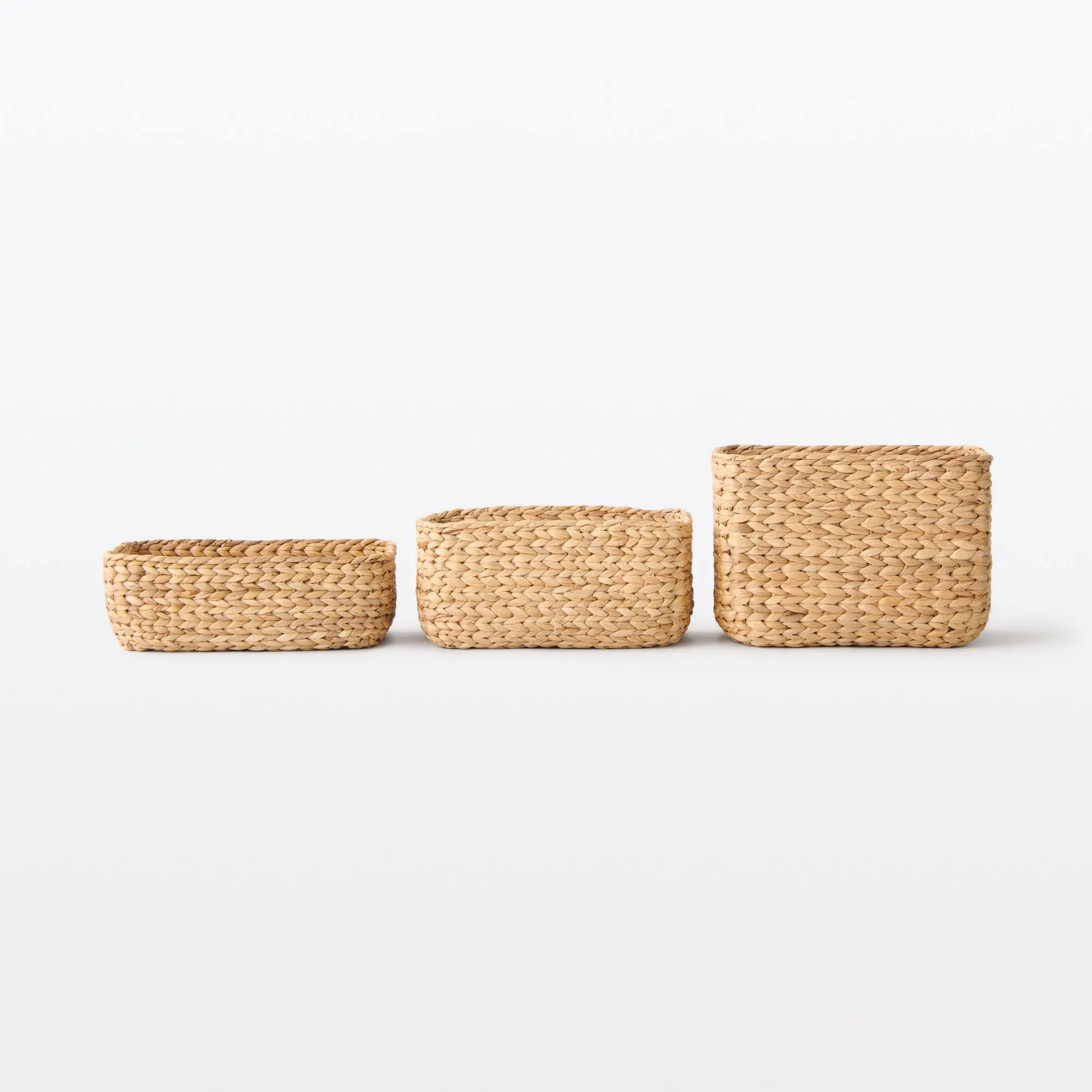 Water Hyacinth Basket - Rectangle - Large W34 x D23 x H24 cm